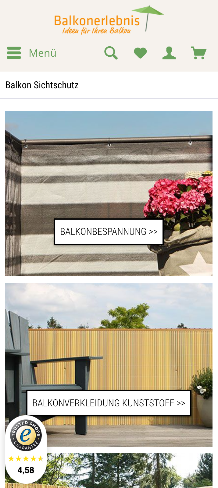 Shopware Shop Produktgruppe